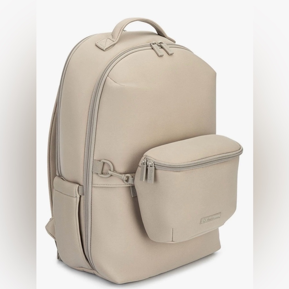 Parker Baby Co Drift Neoprene Diaper Backpack NWT Beige
